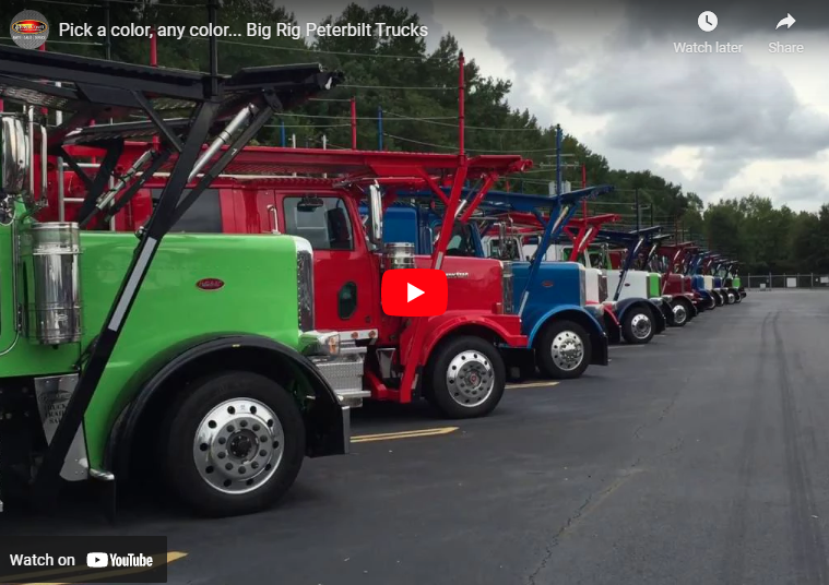 Pick a color, any color... Big Rig Peterbilt Trucks