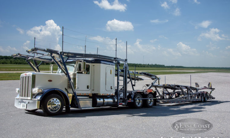 Portsmouth Used Car Superstore >> 2015 Peterbilt 389 & Cottrell CX-09 Hauler in White and Midnight Blue Portsmouth Used Car Superstore >> 2015 Peterbilt 389 & Cottrell CX-09 Hauler in White and Midnight Blue