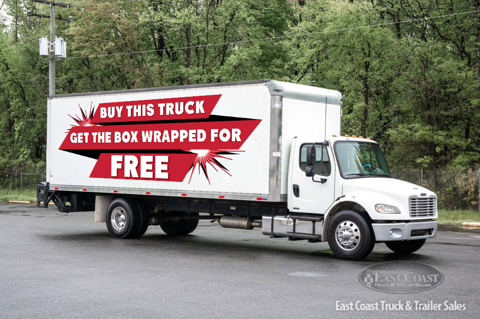 2012 Freightliner M2 Business Class 26' Box Truck in White