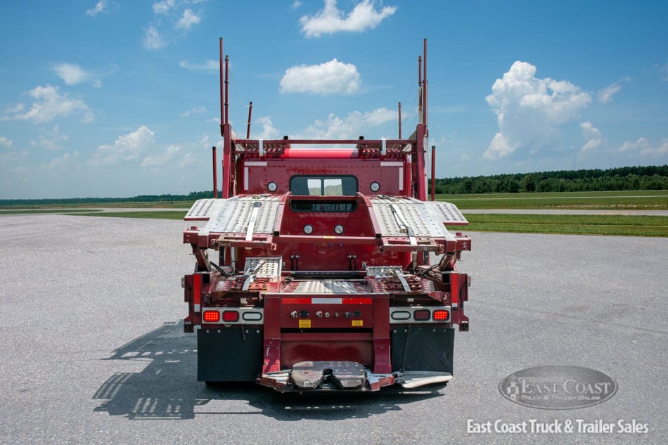 Car Hauler Tractor 2014 Peterbilt 388 In Radiant Fire Stock 10561U