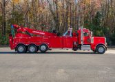 13851N Red 2023 Peterbilt_389 Jerr-Dan 60-Ton Heavy Wrecker