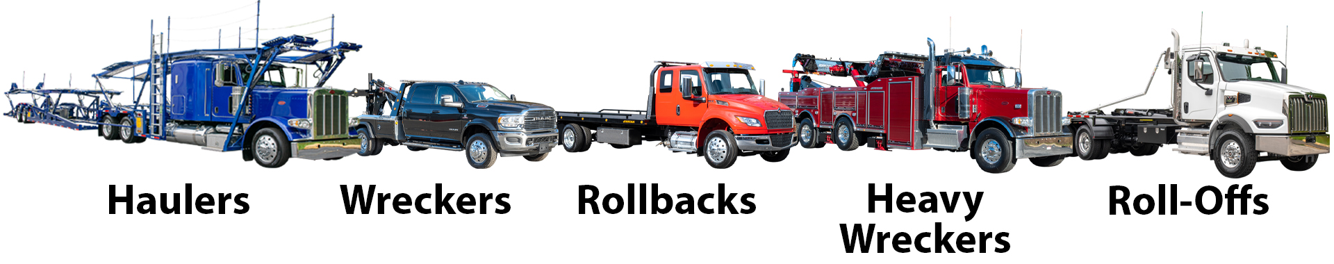 Car Haulers, Wreckers, Rollbacks, Heavy Wreckers, Roll-Off Trucks, Commercial Trucks photo