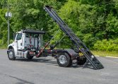 2025 Freightliner M2 with Galfab 30K Outside Rail Hoist in White