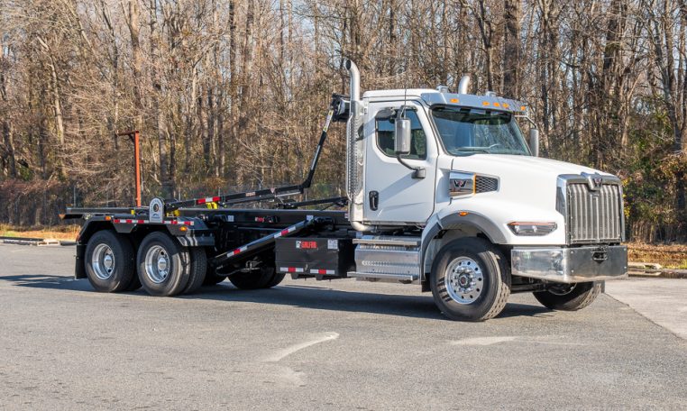 2024 Western Star 49X & Galfab 60K Outside Rail Hoist in White-1