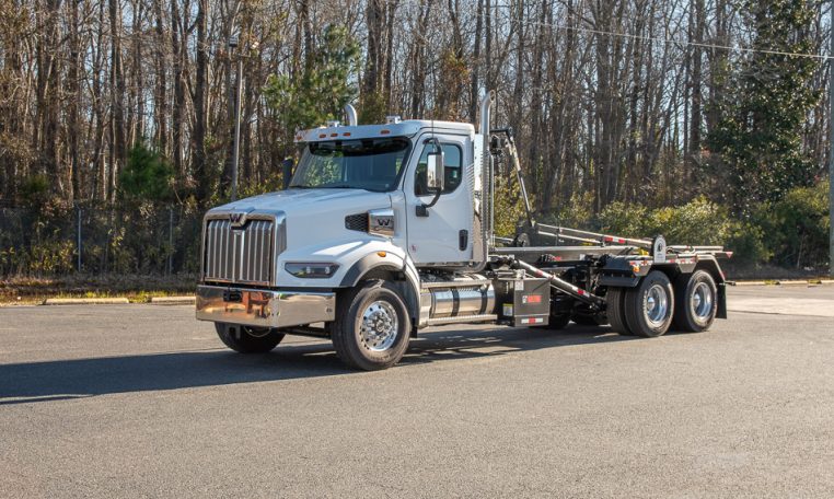 2024 Western Star 49X & Galfab 60K Outside Rail Hoist in White-1