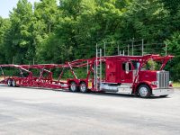 2025 Peterbilt 589 & Cottrell CX-09 LSFA 80ft in Toreador Red