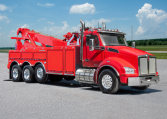 2023 Freightliner T880 & Jerr-Dan JFB 60 Ton Independent Heavy Wrecker in Red-2