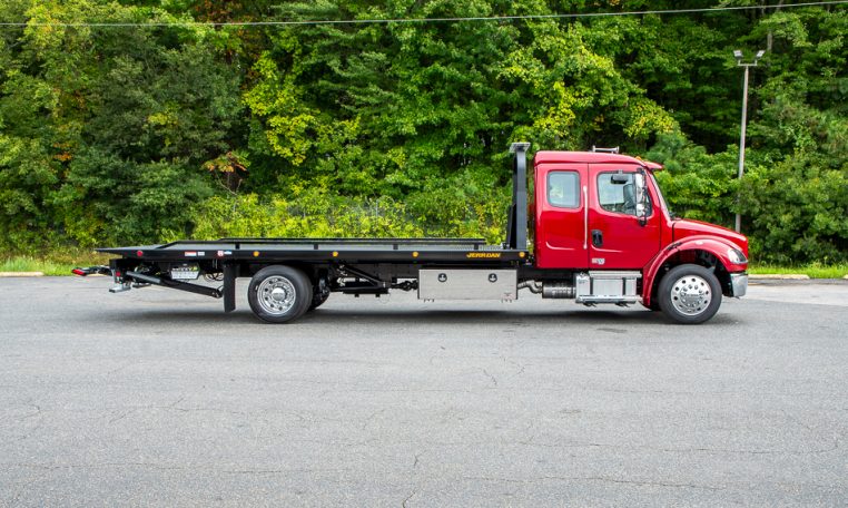 2025 Freightliner M2 Extended Cab & Jerr-Dan 22x102 SRR6T-LPW LC in Legendary Red - Stock#14063N-1