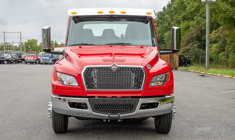 2025 International MV & Jerr-Dan 22x102 SRR6T-LPW LC in Red- Stock#14034N-1