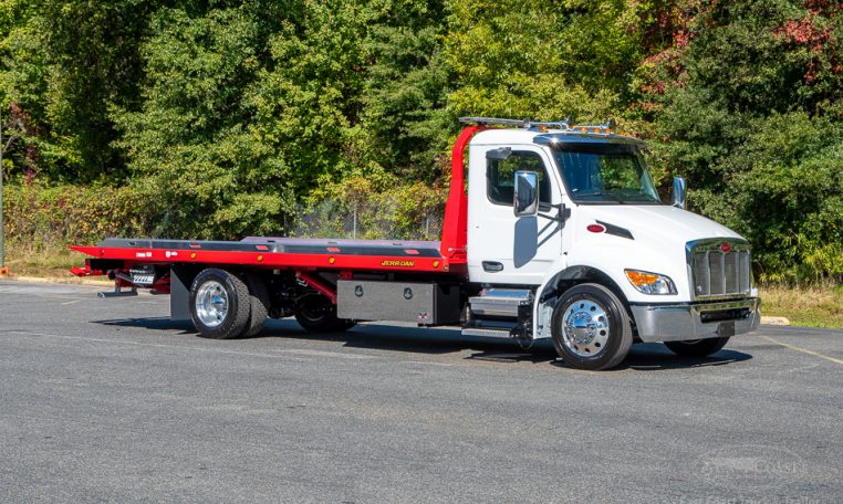 2025 Peterbilt 536 & Jerr-Dan 22x102 SRR6T-LPW in White - Stock#13985N-1