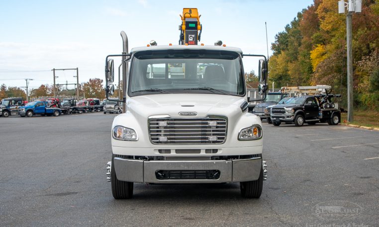 2025 Freightliner M2 & HIAB 232 Knuckle Boom Crane in White - Stock#14251N-36