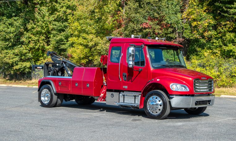 2025 Freightliner M2 & Jerr-Dan MPL60 with SRS in Legendary Red - Stock#14077N-1