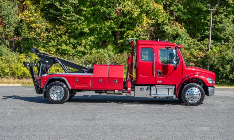 2025 Freightliner M2 & Jerr-Dan MPL60 with SRS in Legendary Red - Stock#14077N-1