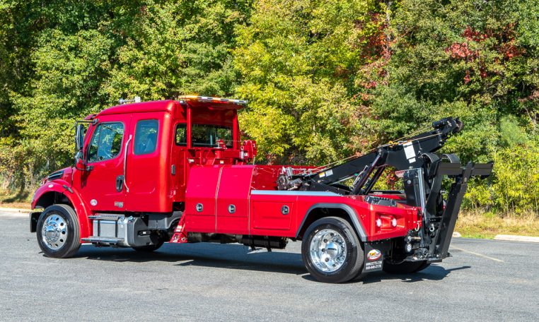 2025 Freightliner M2 & Jerr-Dan MPL60 with SRS in Legendary Red - Stock#14077N-1