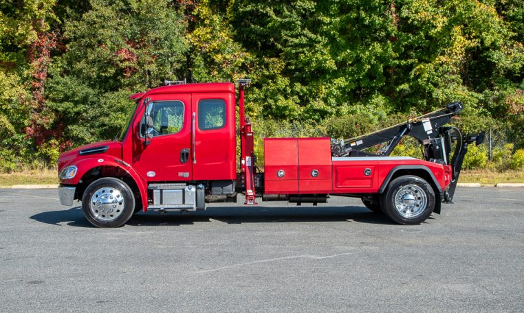 2025 Freightliner M2 & Jerr-Dan MPL60 with SRS in Legendary Red - Stock#14077N-1