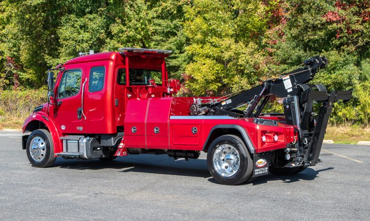 2025 Freightliner M2 & Jerr-Dan MPL60 with SRS in Legendary Red - Stock#14077N-1