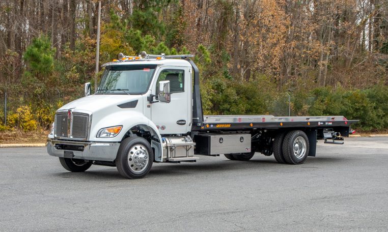 2025 Kenworth T280 & Jerr-Dan 22x102 SRR6T-LPW HC in White - Stock#13940N-1