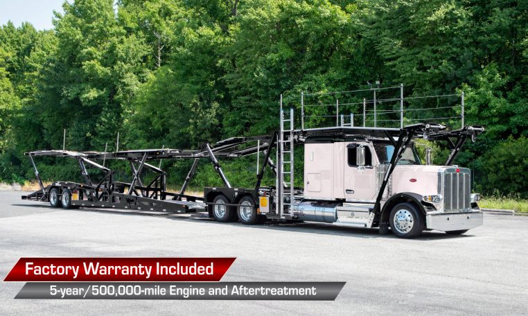 2025-Peterbilt-589-Cottrell-CX-09-LSFA-80ft-in-White-Black-warranty