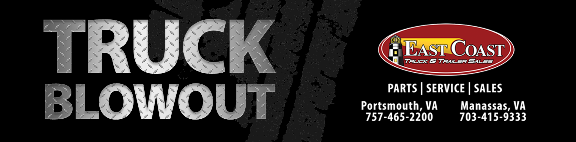 Truck Blowout Banner Simple