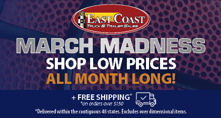 ECTTS East Coast Truck and Trailer Sales March Madness Sale Free Shipping