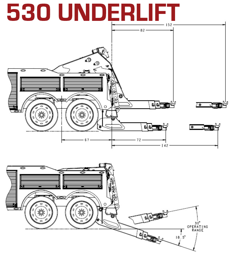 Jerr-Dan 530 underlift